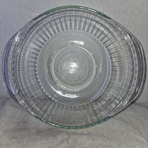 Vintage Pyrex 7401-S Ribbed Clear Glass 3-Cup Mixing Bowl